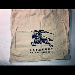 Authentic Burberry dust bag (15" x 13")